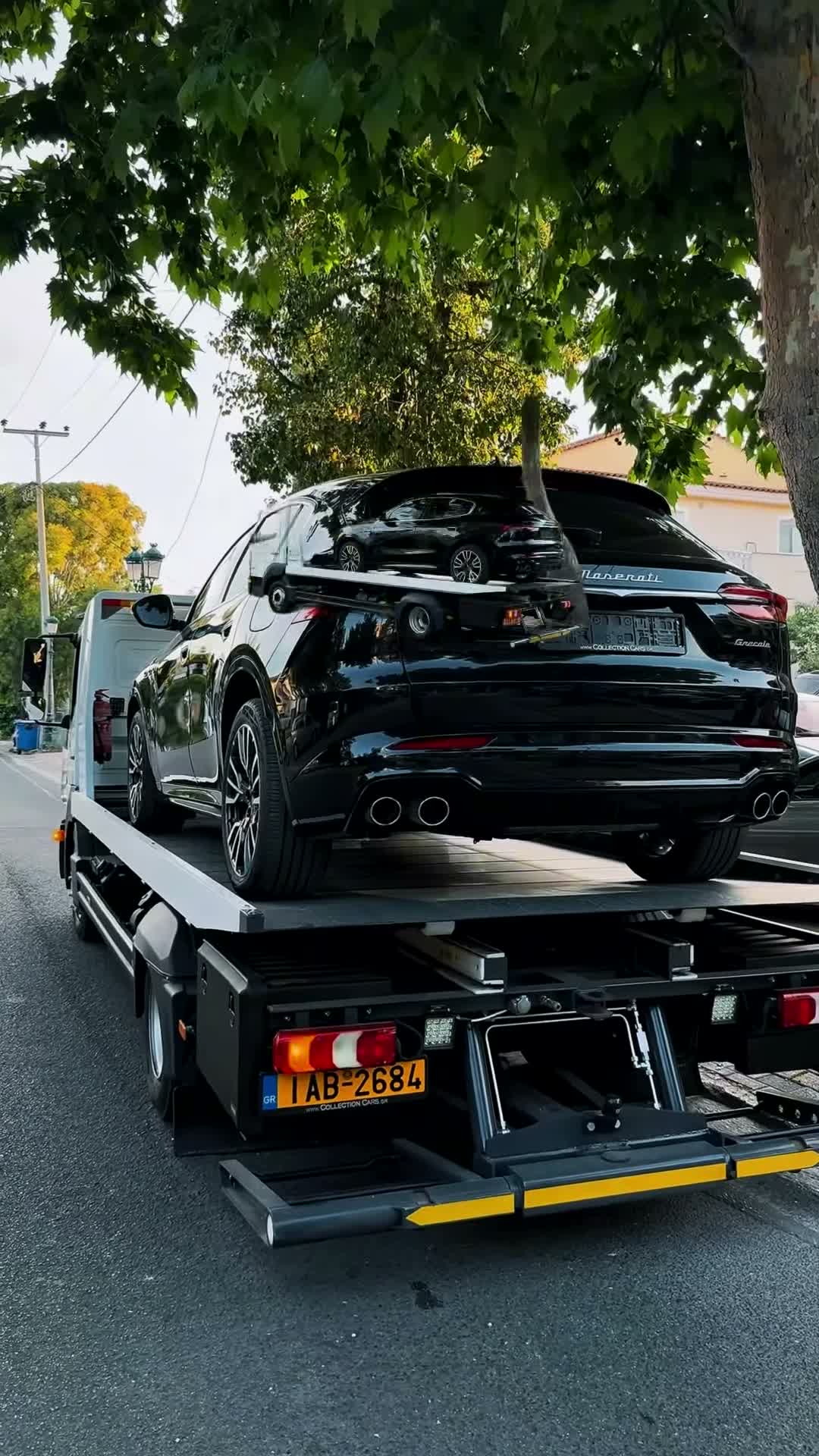 Maserati σε μεταφορά